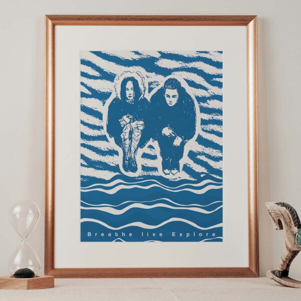Winter Beach Print